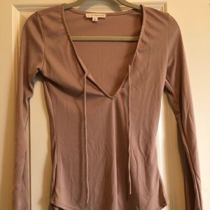 NWOT tan long sleeve